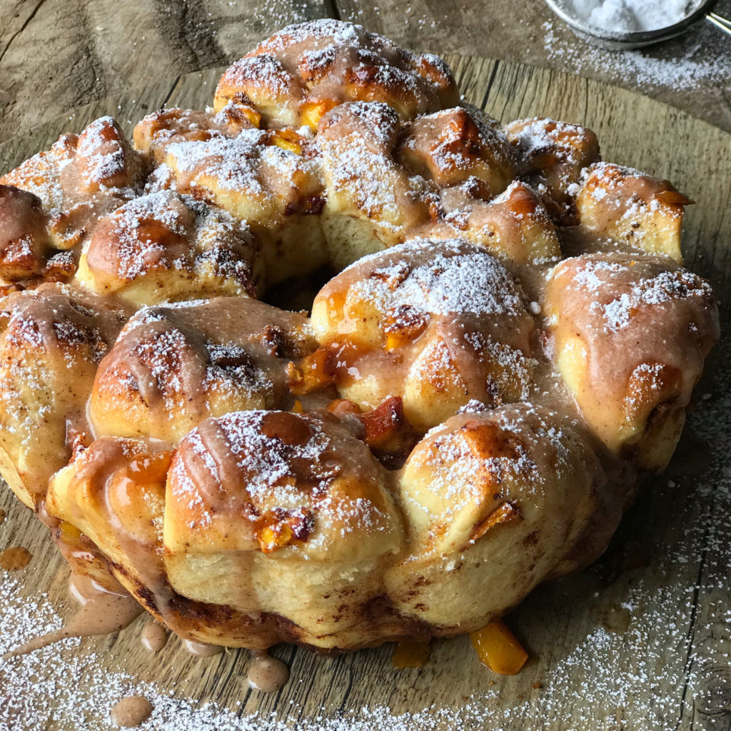 Peach Pull Apart Bread