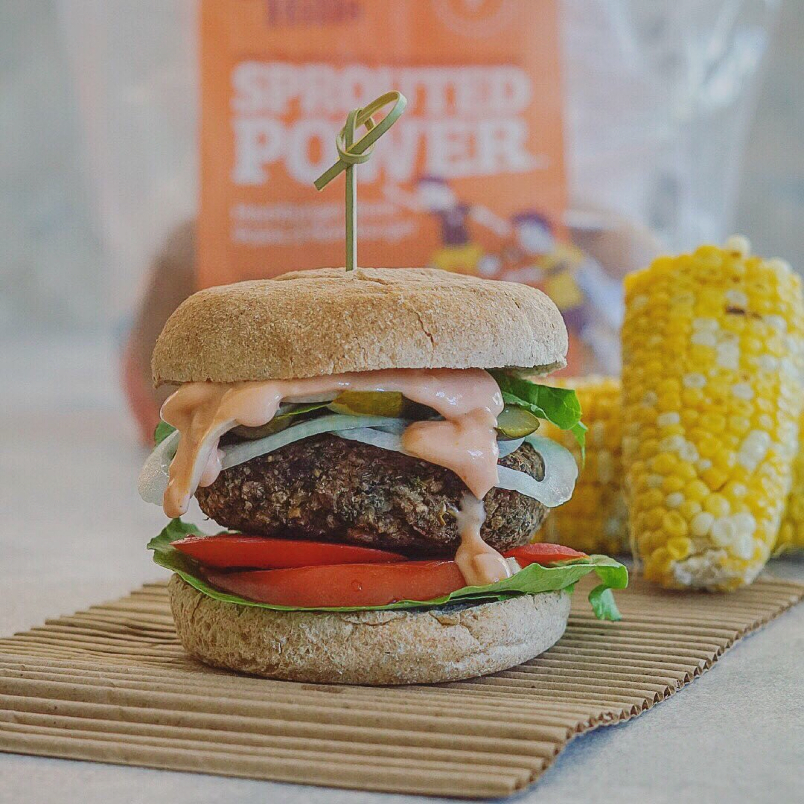 Silver Hills meatless burger