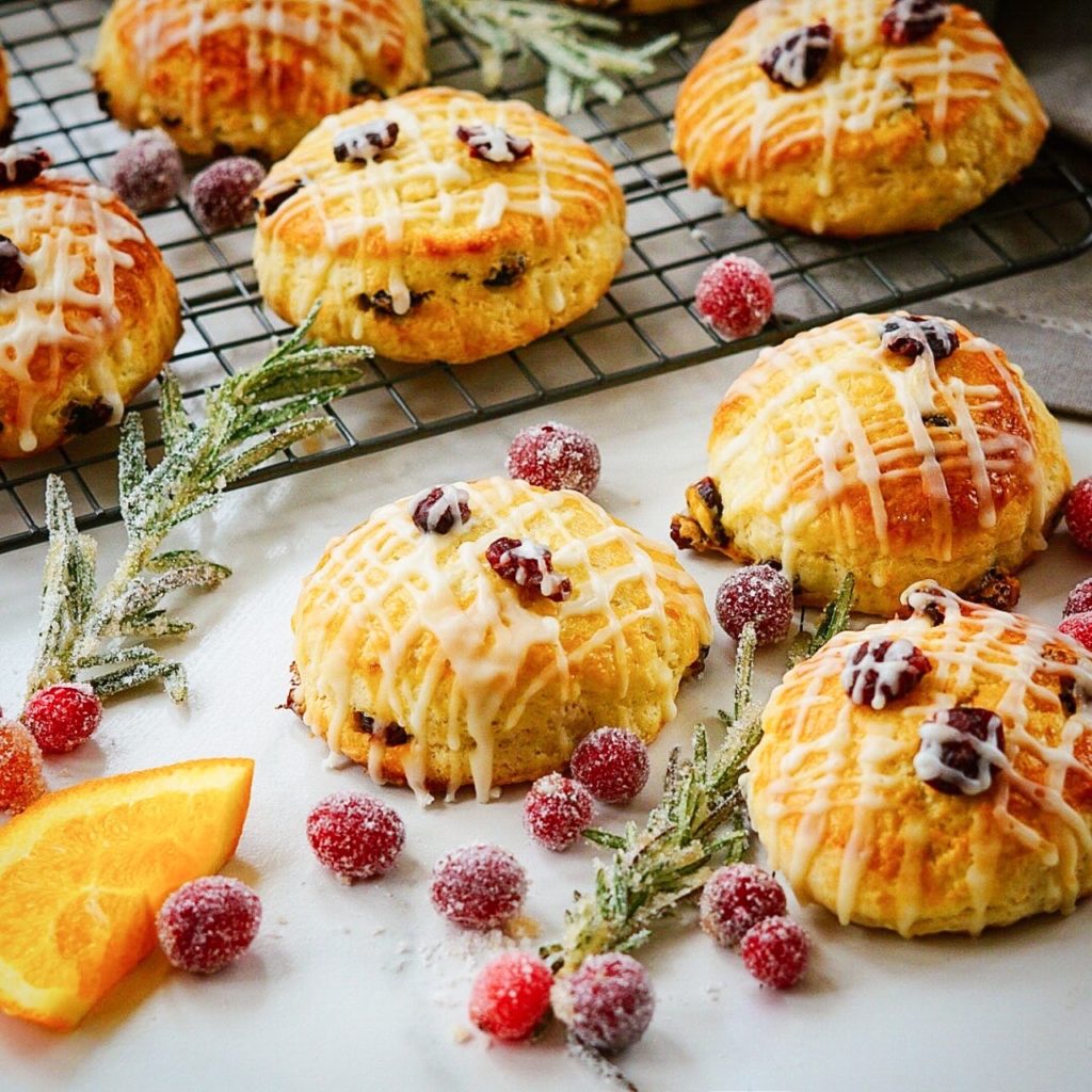 Cranberry Orange Scones