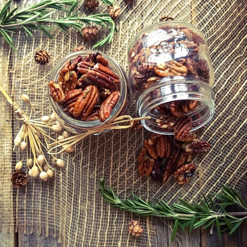 Maple Rosemary Pecans