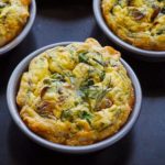 Mushroom, Green Onion, Feta and Dill Quiche