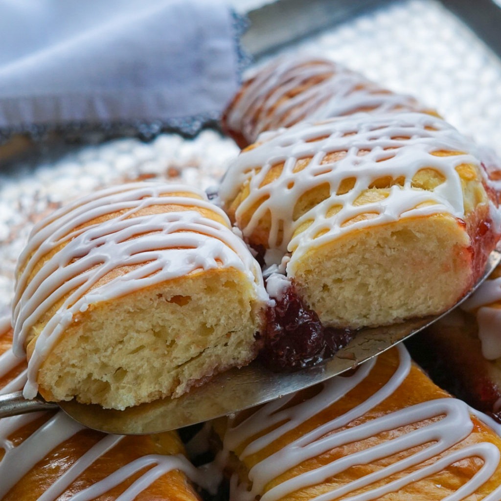 Raspberry Danish Twist