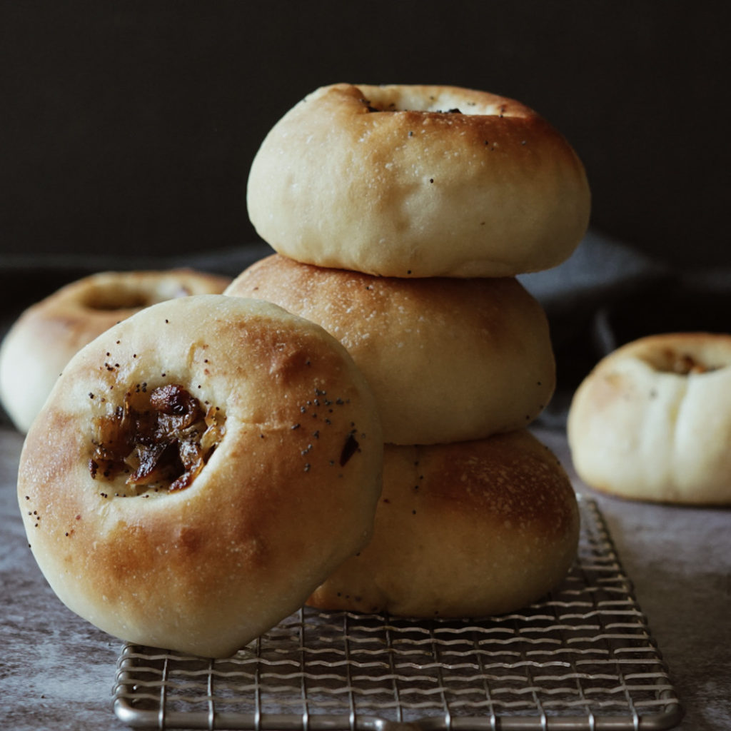 Onion-Poppy Seed Bialys