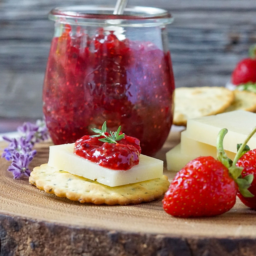 3-Ingredient Strawberry Jam - Thekitchensinkblog.com