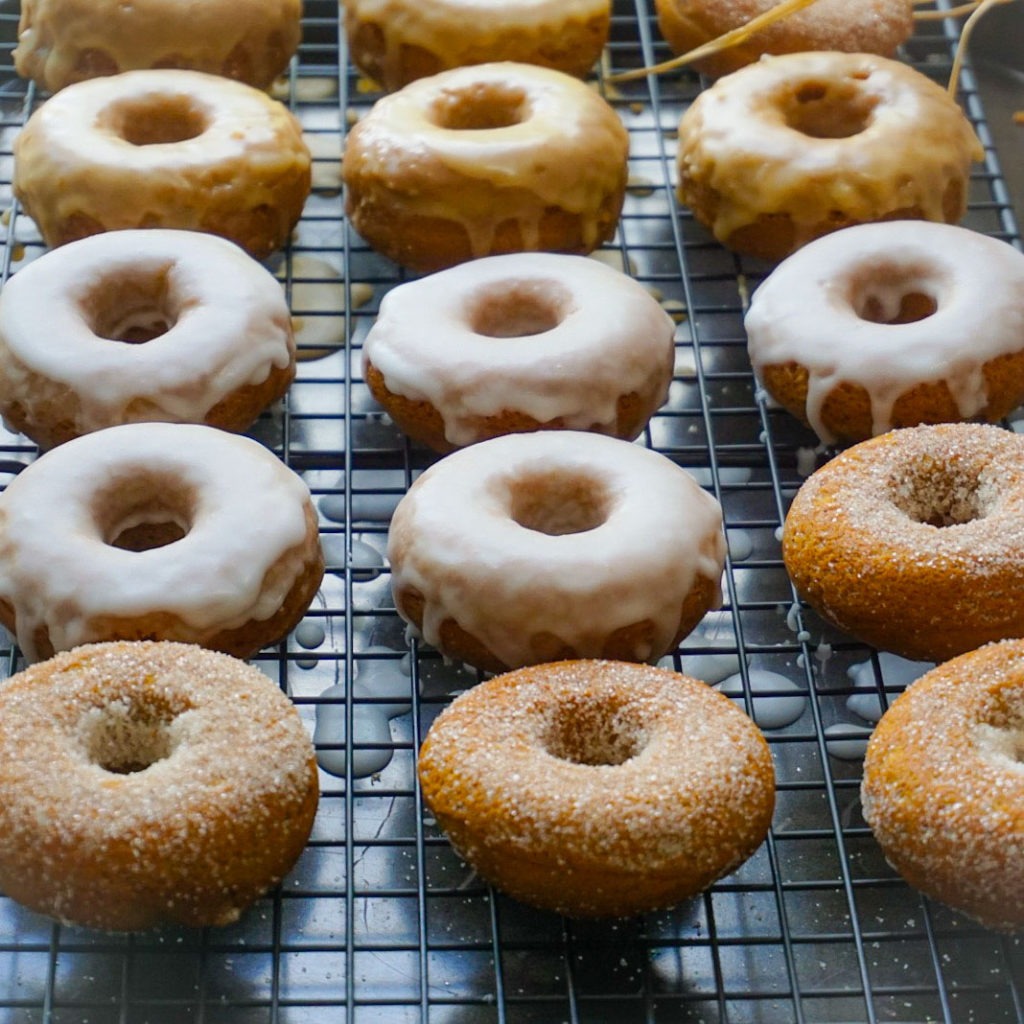 Pumpkin Cake Donuts