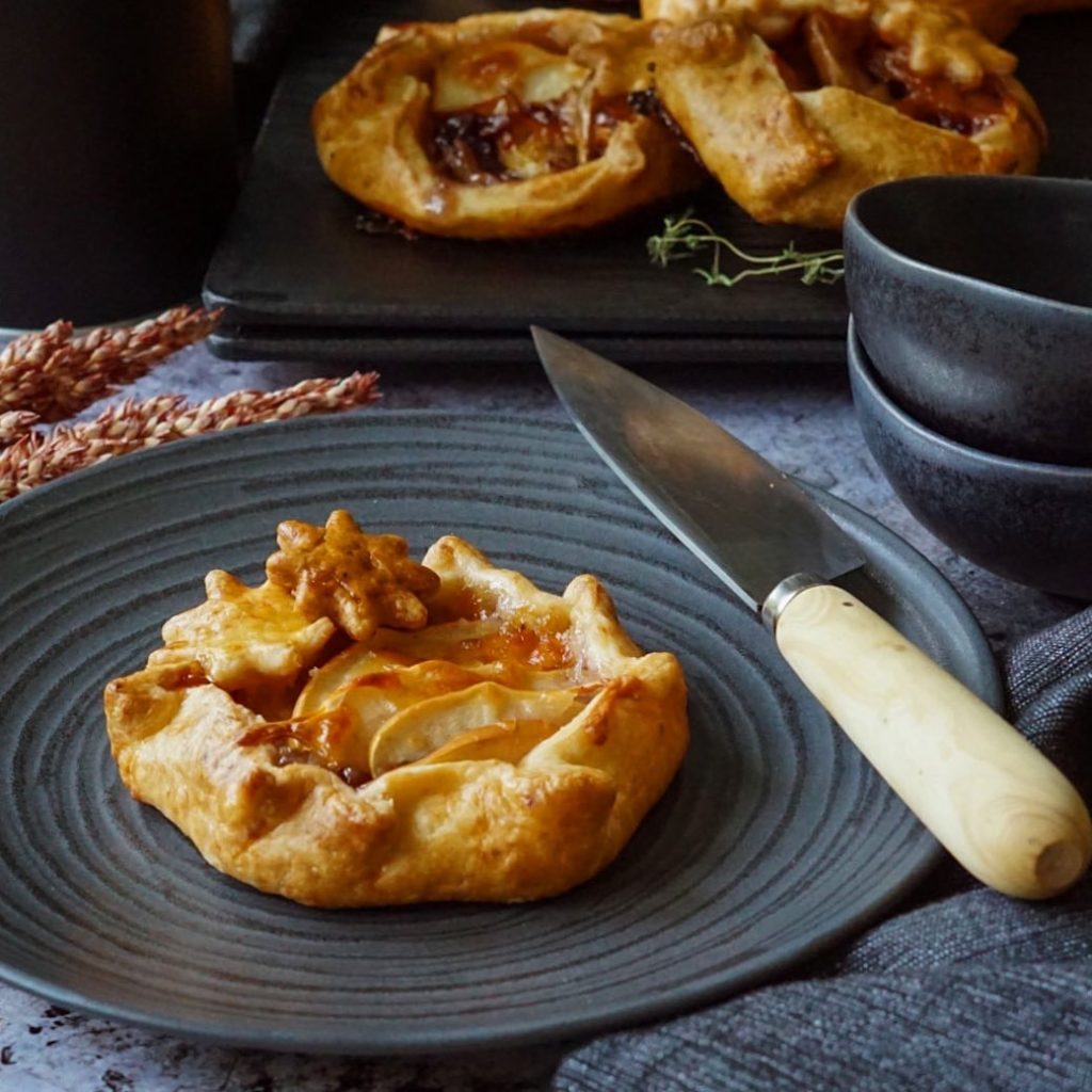 Apple and Cheddar Galettes