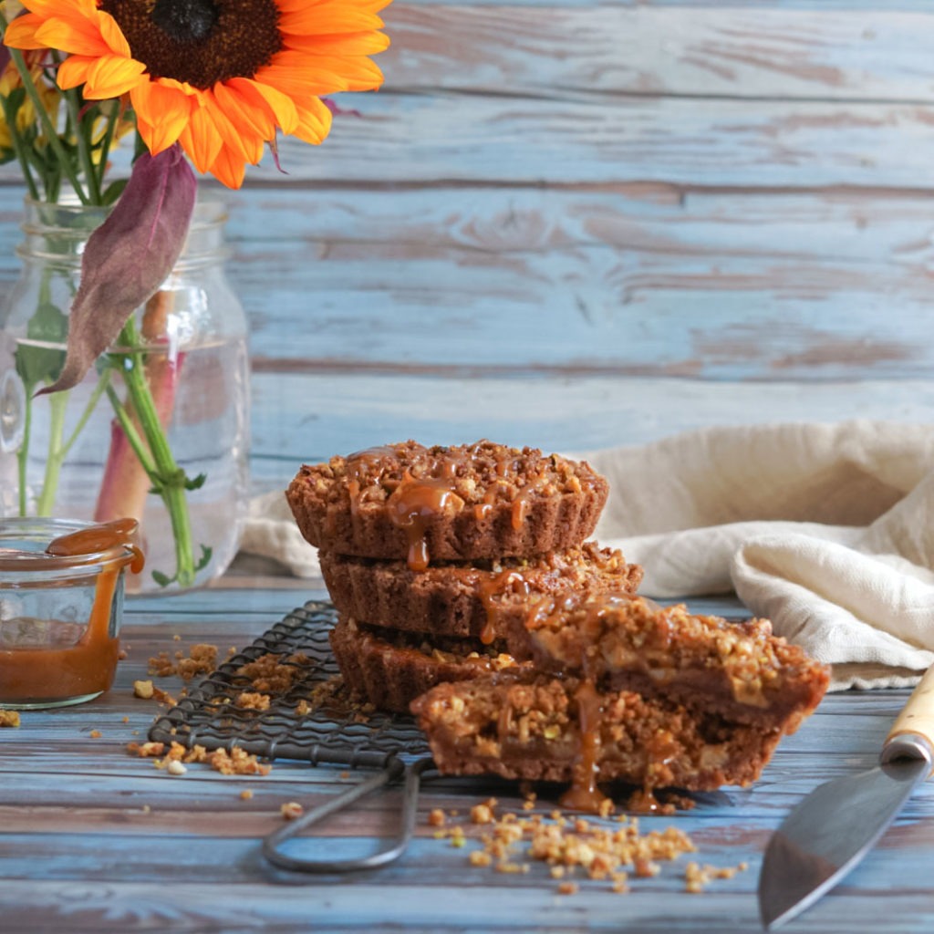 Speculaas Caramel Apple Tart
