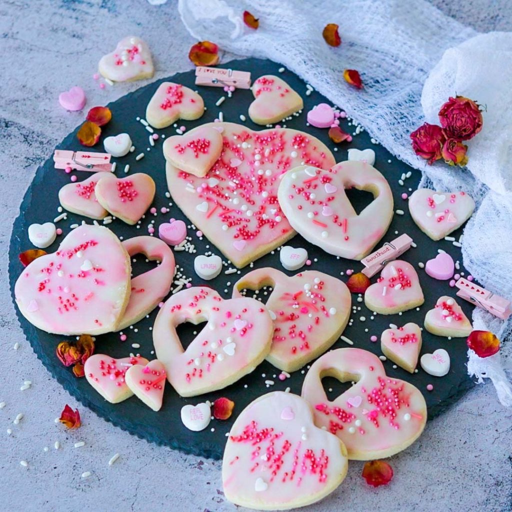 Valentine’s Shortbread Cookies