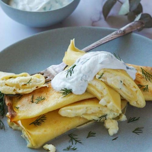 Ukrainian Crepes (Nalysnyky) - Thekitchensinkblog.com