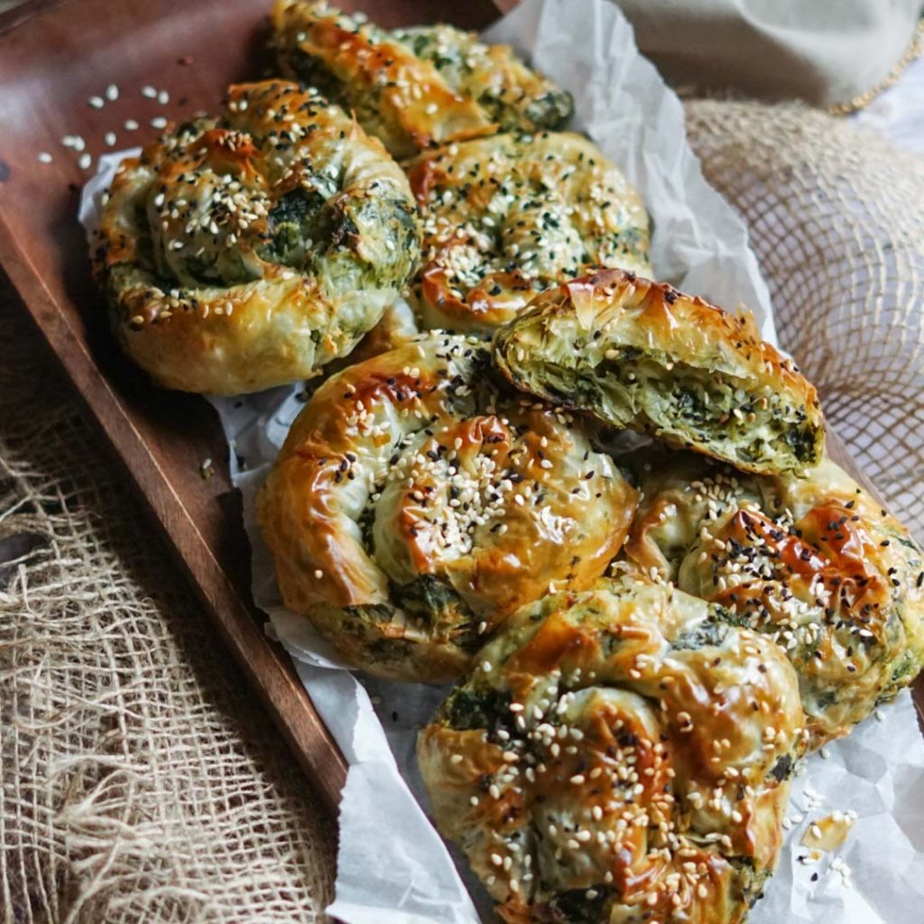Spinach and Ricotta Pyllo Pies