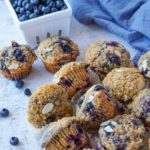 Blueberry Vanilla Crunch Muffins