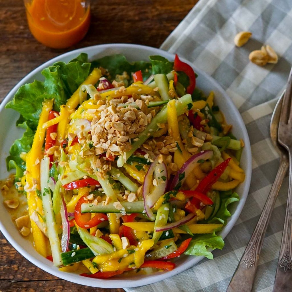 Sweet and Spicy Mango Salad Dressing The Café Sucre Farine