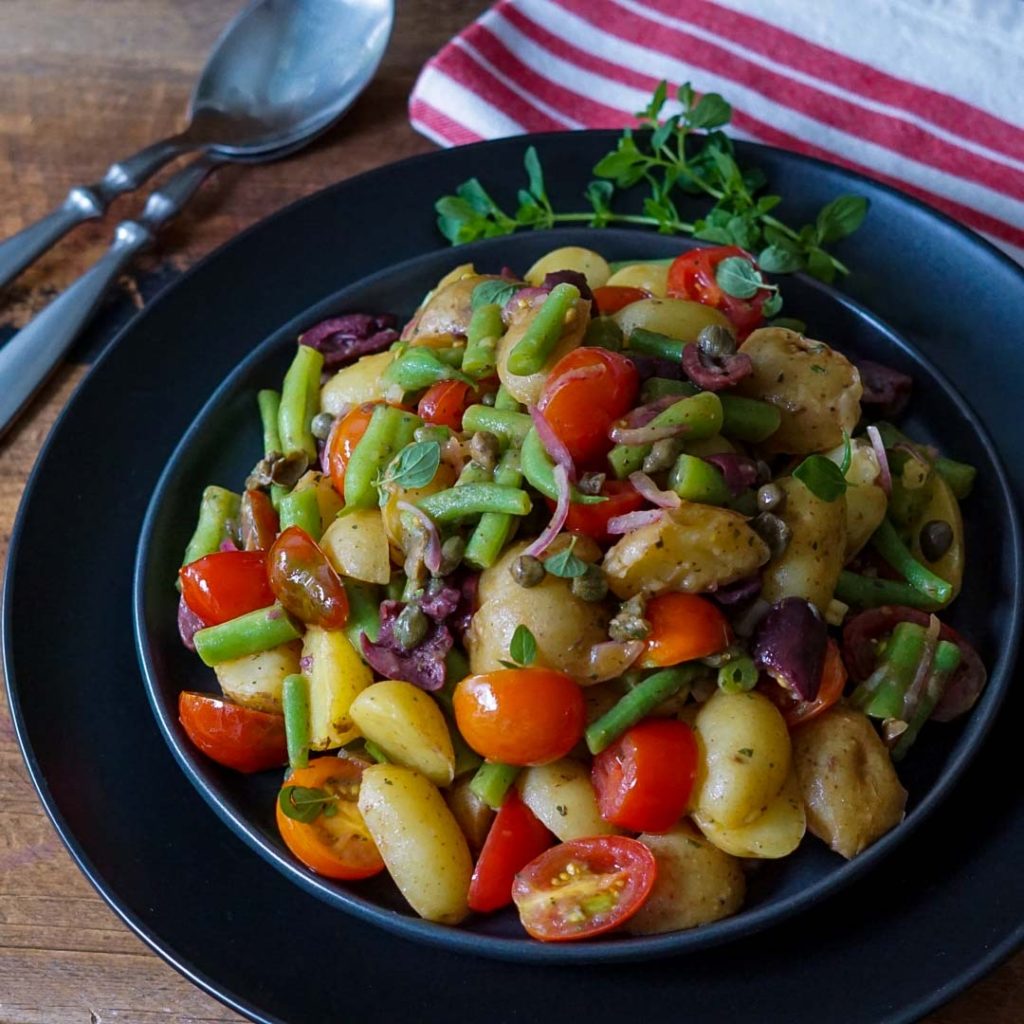 Mediterranean Potato Salad with Green Beans
