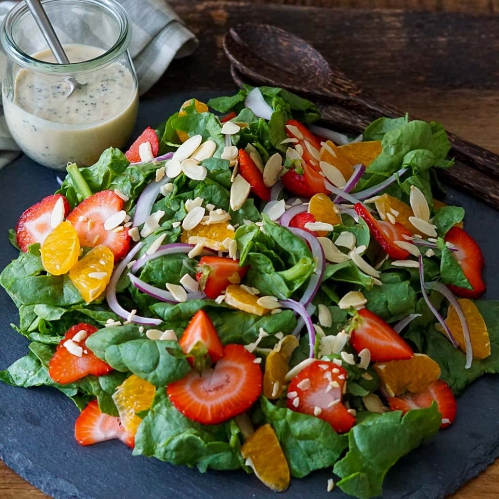 Strawberry Spinach Salad
