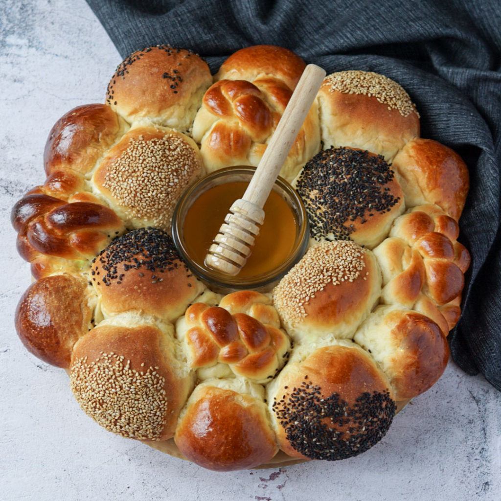 Challah Bread: How to Braid Round Challah & 4-Strand