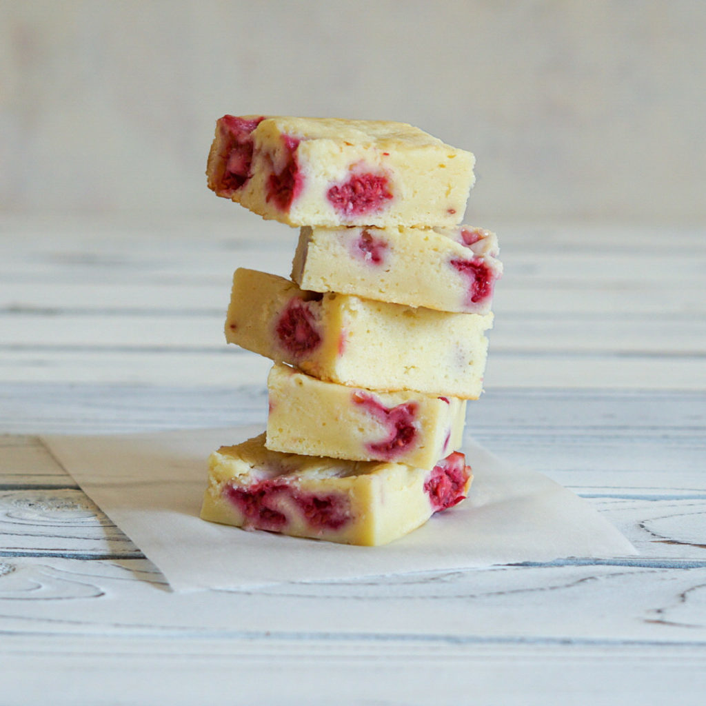 Raspberry White Chocolate Blondies Raspberry White Chocolate Blondies